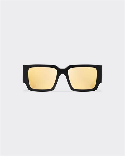 mirror sunglasses prada|Mirrored Gold Lenses Sunglasses With Prada Logo .